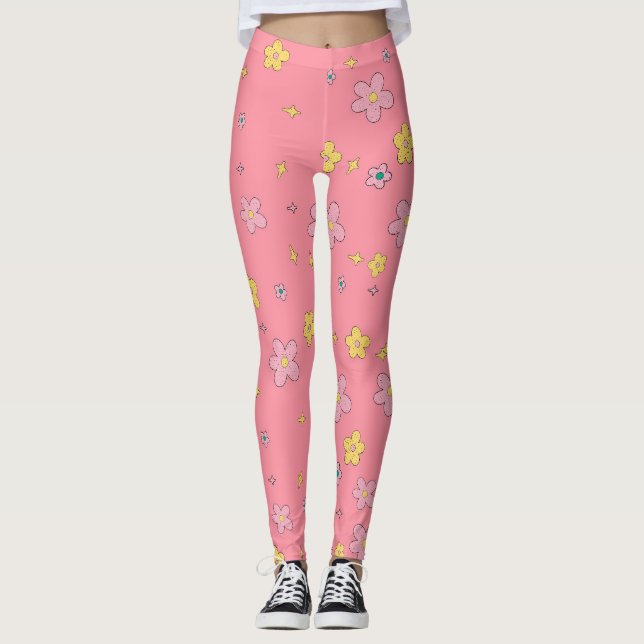 Leggings flores 2 (Anverso)