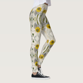 Leggings Flores Acuarela de Iris Modernas