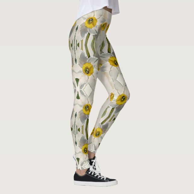 Leggings Flores Acuarela de Iris Modernas (Derecha)