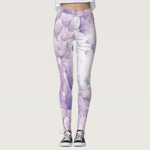 Leggings Flores acuarelas
