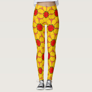 Leggings Flores amarillas