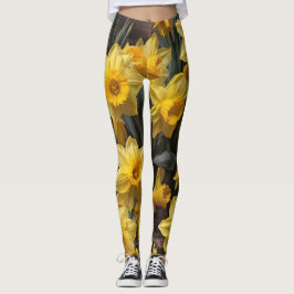 Leggings Flores amarillas