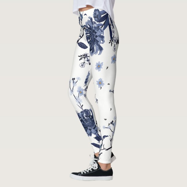 Leggings Flores azules (Izquierda)