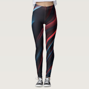Leggings "Flores caóticas en 3D: AR12 - Caos 60"