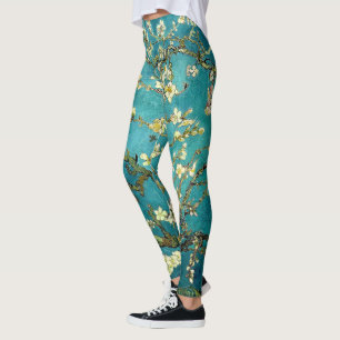 Leggings Flores de Almendro de Van Gogh Clasicismo Impresio