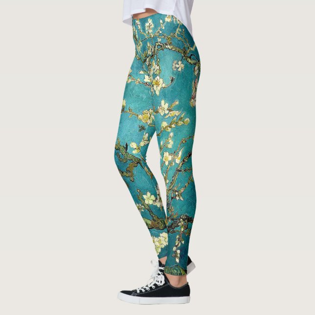 Leggings Flores de Almendro de Van Gogh Clasicismo Impresio (Izquierda)