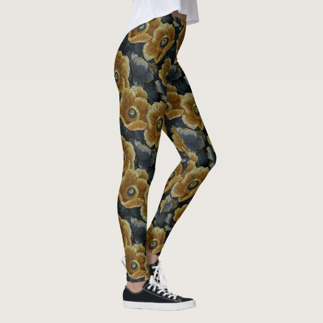 Leggings Flores de Anémonas Ropa de Gimnasio Encanto de Ané (Derecha)