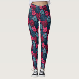 Leggings flores de boho