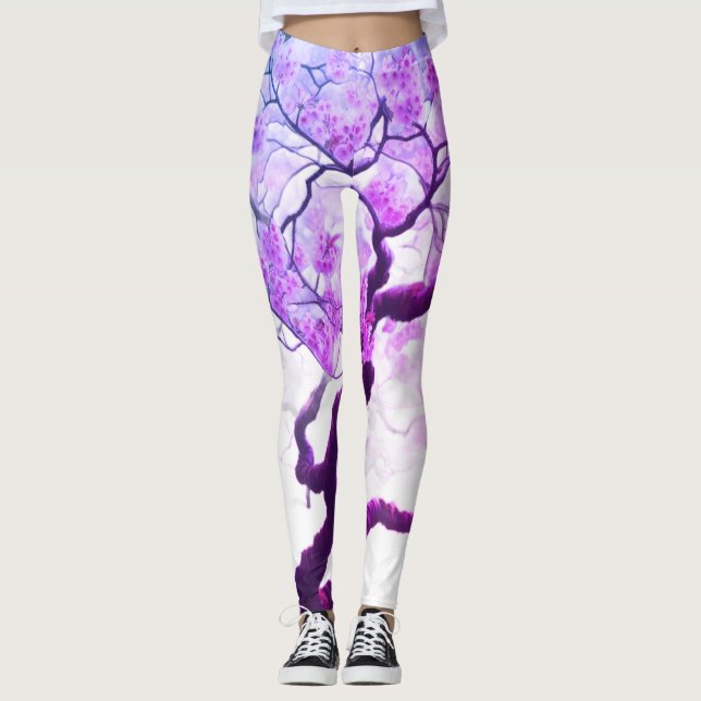 Leggings Flores de Cerezo Japonesas Par de Modernas Persona (Anverso)