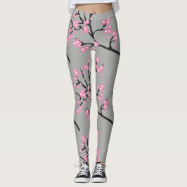 Leggings Flores de cerezo rosa en las ramas