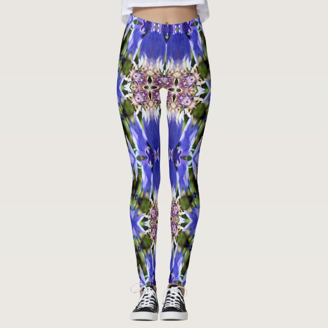 LEGGINGS FLORES DE CORNFLORES (Anverso)