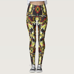 Leggings Flores de diseño Espejos en caja
