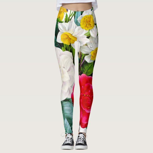 Leggings Flores de época (Anverso)