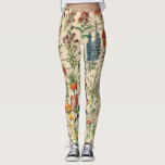 Leggings Flores de época de Adolphe Millot<br><div class="desc">Flores de época de Adolphe Millot. 
Visita mi tienda para un diseño más interesante y más elección de color => zazzle.com/colorfulworld*</div>