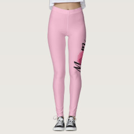 Leggings Flores de estilo rosa de Moda de mamá