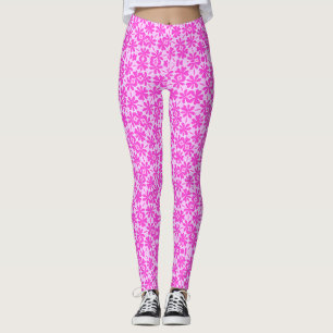 Leggings Flores de Fuchsia