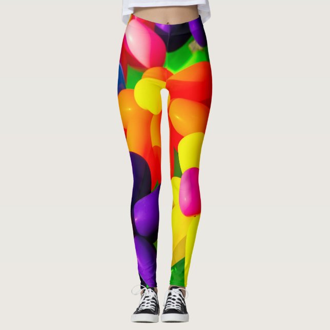 Leggings Flores de Globo de Juguete (Anverso)