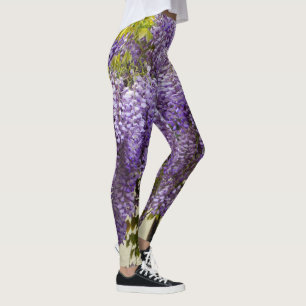 Leggings Flores de histeria violeta
