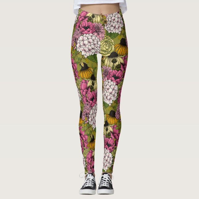 Leggings Flores de jardín 2 (Anverso)
