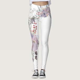 Leggings Flores de lavanda asombrosas
