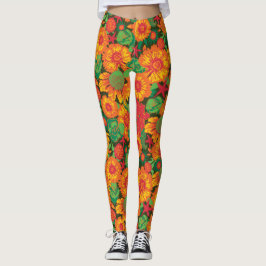 Leggings Flores de mano humeantes