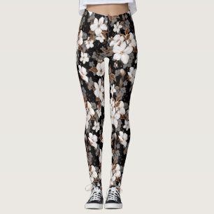Leggings Flores de manzana