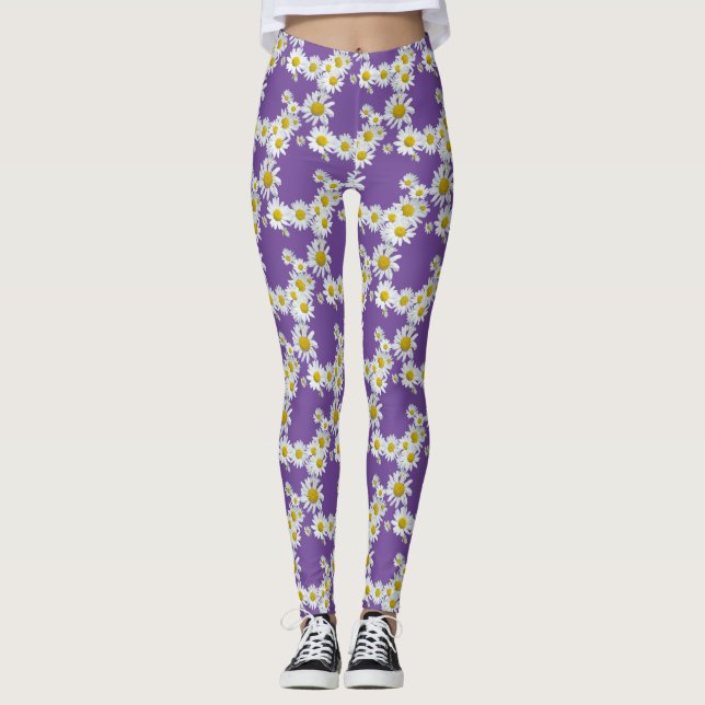 Leggings Flores de margarita (Anverso)