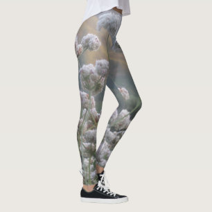 Leggings Flores de Montaña Blanca
