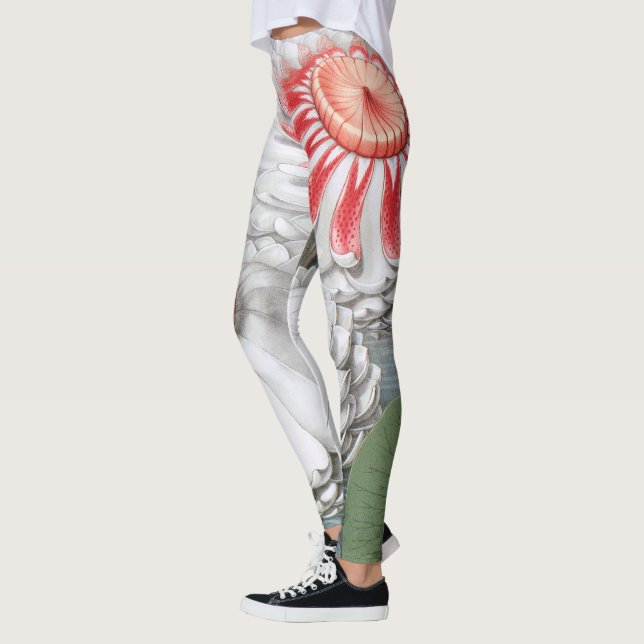 Leggings Flores de nenúfares en un estanque de jardín (Izquierda)