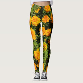 Leggings Flores de oro