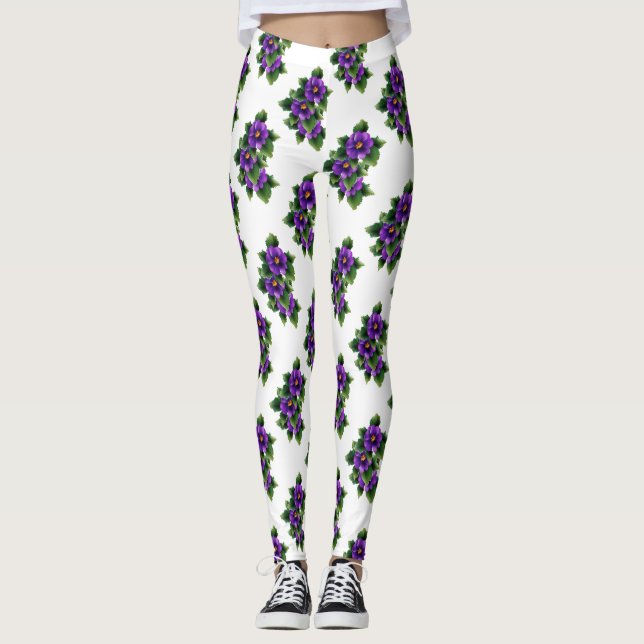 Leggings Flores de paz de bonito (Anverso)