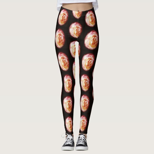 Leggings Flores de piernas (Anverso)