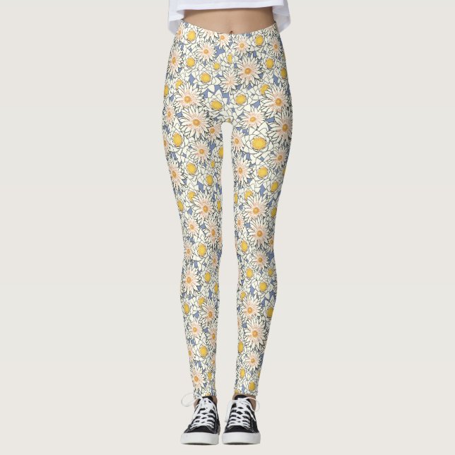 Leggings Flores de piernas (Anverso)