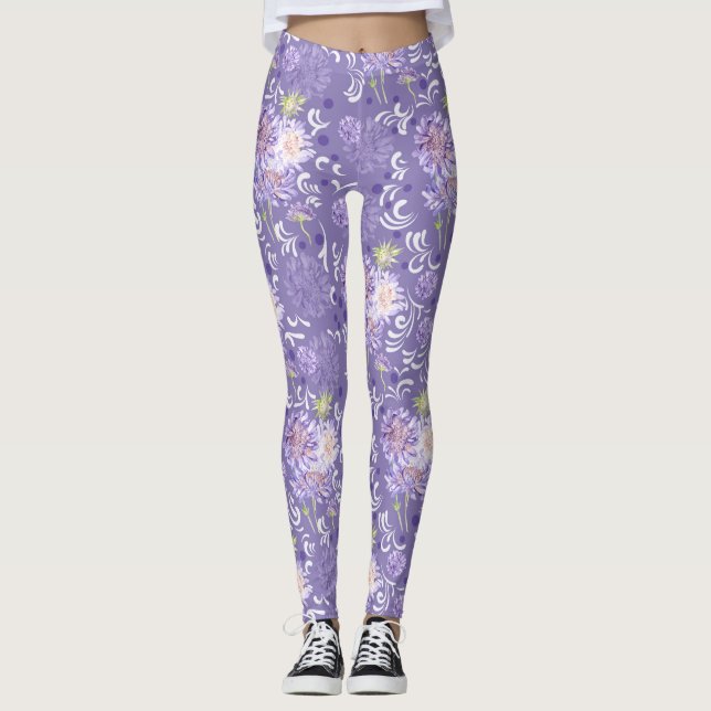 Leggings flores de pradera (Anverso)