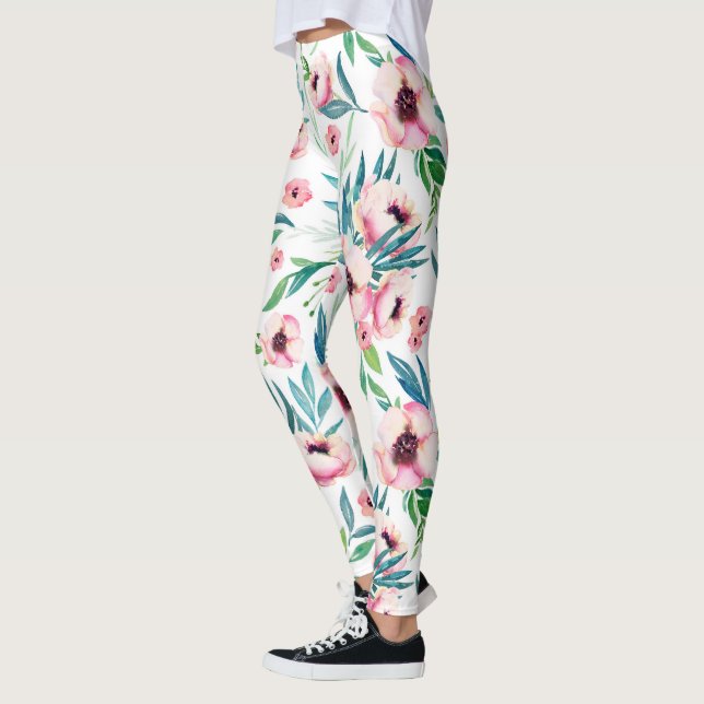 Leggings Flores de primavera rosada (Izquierda)