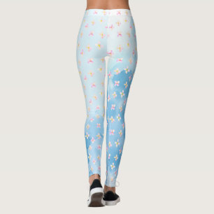 Leggings Flores de rosa bonito
