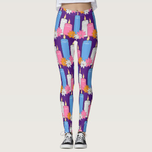 Leggings Flores de velas encendidas Thunder_Cove