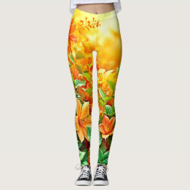 Leggings Flores de verano vibrantes