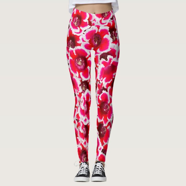 Leggings Flores de Weigela Florida (Anverso)