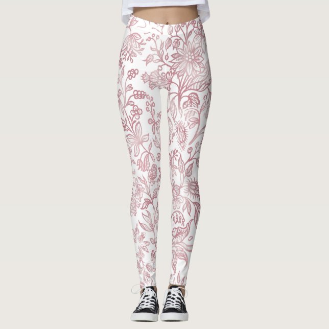 Leggings Flores decorativas 19 (Anverso)