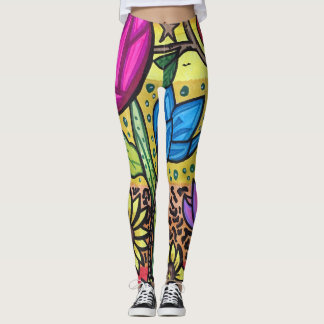 Leggings Flores del verano