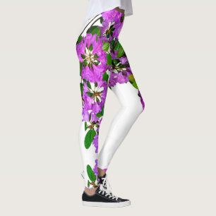 Leggings Flores elegantes rosas azaleas rosas