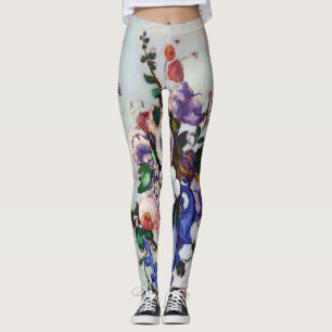 Leggings Flores en una verja de Rococo, Paul Cezanne