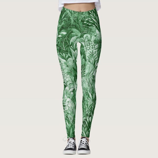 Leggings Flores encantadas en el bosque (Anverso)