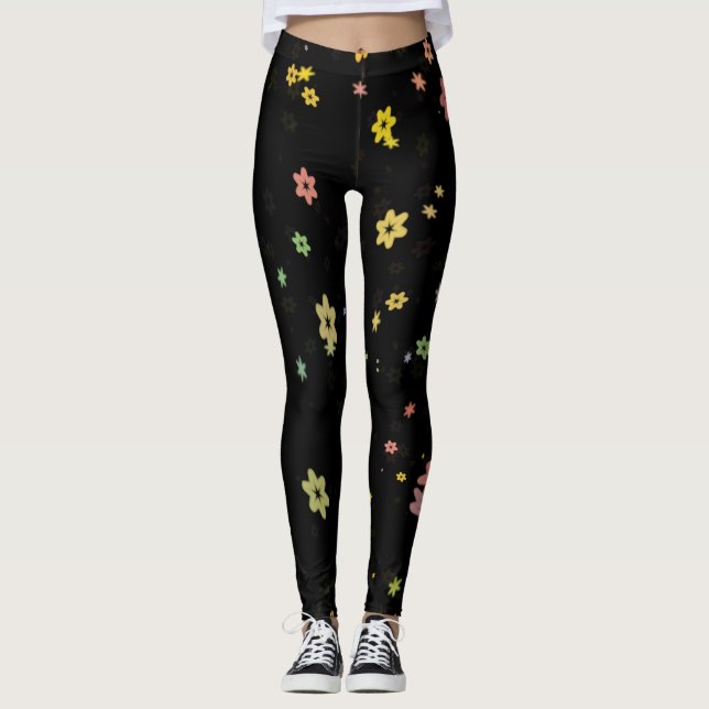 Leggings Flores flotantes (Anverso)