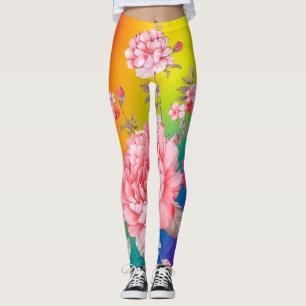 Leggings Flores hermosas