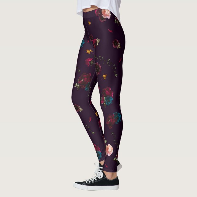 Leggings Flores húmedas góticas (Izquierda)
