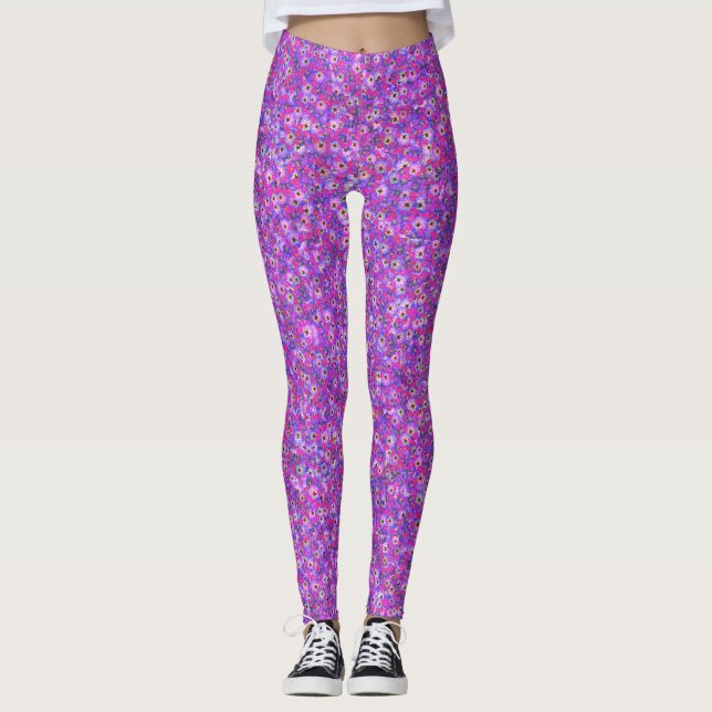 Leggings Flores interminables (Anverso)