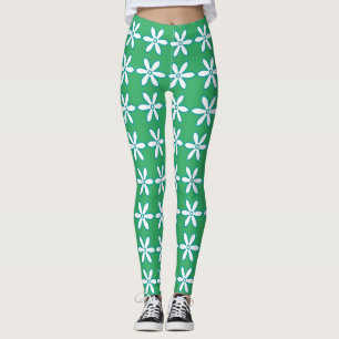 Leggings Flores Leggencias verdes