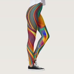 Leggings Flores Mágicas de Primavera Verano Otoño